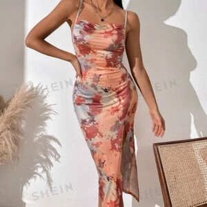 Bodycon tie dye dress